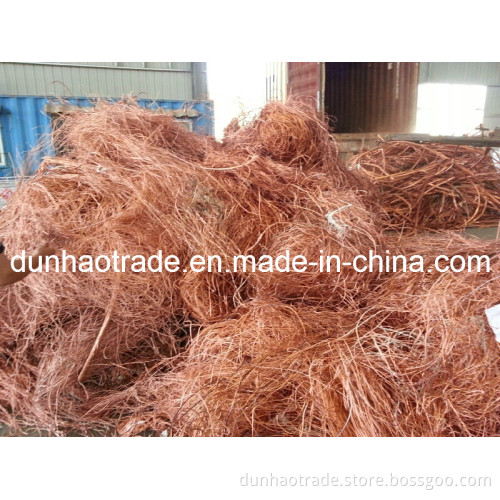 Mill Berry Copper Wire Scrap/Red Copper Scrap Sale (DH-0127)